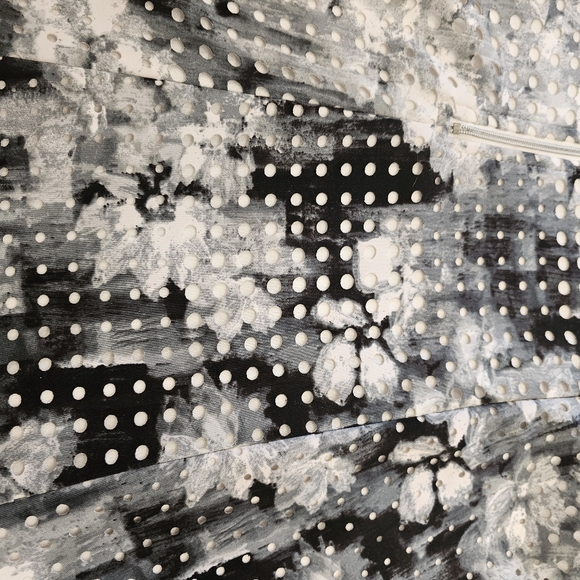 Marc New York Andrew Marc sleeveless dress black whit grey size 12 - Picture 7 of 10